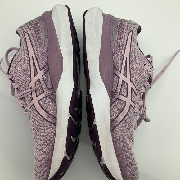 Asics Womens 8 Gel-Cumulus 24 Running Shoes Sneakers Light Purple FF Blast - Picture 9 of 14